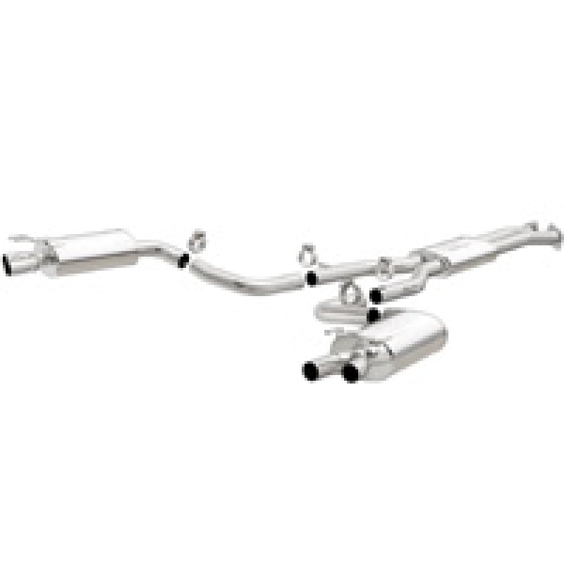 MagnaFlow Sys C/B 2015 Hyundai Genesis Sedan 5.0L V8 SS 2.5in Quad Split Rear Ext *Uses OEM Tips - mag19116