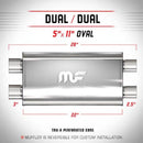 MagnaFlow Muffler Mag 409SS 22X5X11 2.5/2.5X3 - mag12569