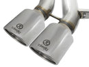 aFe POWER Takeda 3in 304 SS Cat-Back Exhaust w/ Polished Tips 13-17 Ford Focus ST L4-2.0L (t) - afe49-33083-P