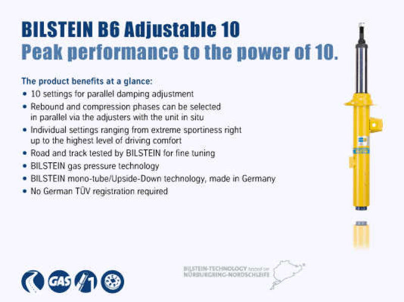 Bilstein B6 1999 BMW 323i Base Sedan Rear Shock Absorber - bil26-181905