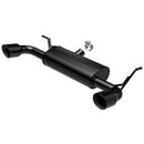 MagnaFlow 07-14 Jeep Wrangler JK 3.8/3.6L Dual Split Rear Exit Black Axle-Back Cat Back Exhaust - mag15160