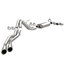 MagnaFlow 11 Ford F-150 3.7L/5.0L/6.2L SS Catback Exhaust Dual Same Side Exit w/ 3.5in SS Tips - mag15461