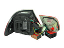 ANZO 1999-2001 BMW 3 Series E46 LED Taillights Red/Smoke 2pc - anz321127