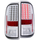 ANZO 2008-2015 Ford F-250 LED Taillights Chrome - anz311128