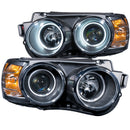 ANZO 2012-2015 Chevrolet Sonic Projector Headlights w/ Halo Black (CCFL) - anz121488