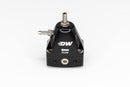 DeatschWerks DWR1000iL In-Line Adjustable Fuel Pressure Regulator - Black - dw6-1001-FRB