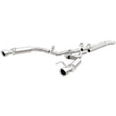 MagnaFlow Cat Back, SS, 2.5in, Competition, Dual Split Polished 4.5in Tips 2015 Ford Mustang V6 3.7L - mag19099