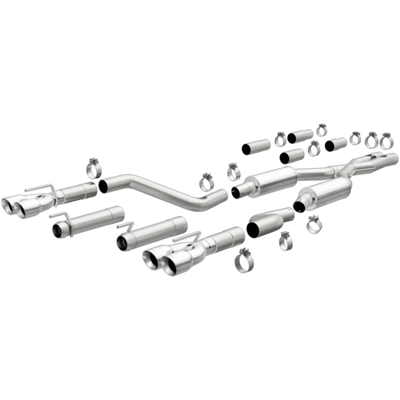 MagnaFlow 2017+ Dodge Challenger 409 SS Polished 3in Quad Tips Cat-Back Exhaust - mag19367