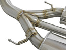 aFe Takeda 3in 304 SS Cat-Back Exhaust w/ Tri-Black Tips 17-18 Honda Civic Type R L4 2.0L (t) - afe49-36623-B