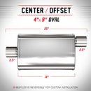 MagnaFlow Muffler Trb SS 4X9 14 2.5/2.5 - mag13216