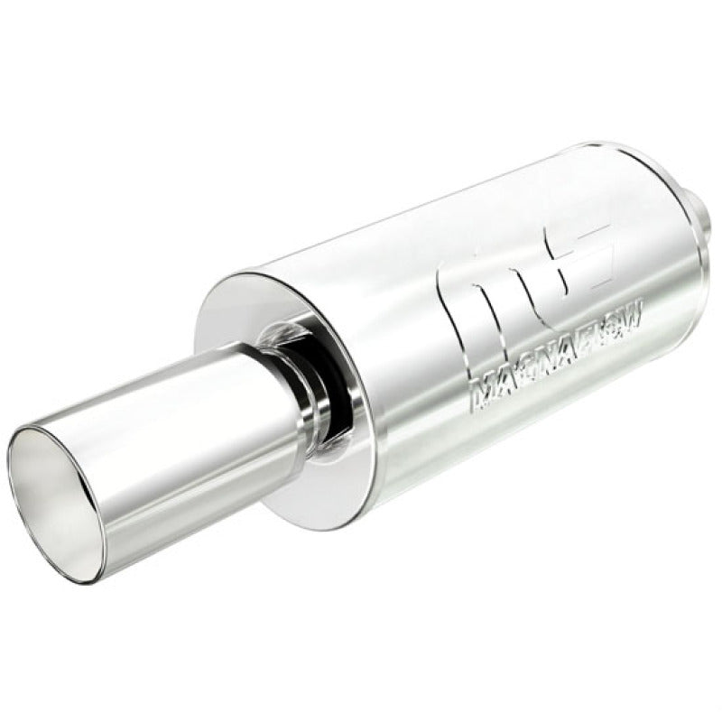 MagnaFlow Muffler W/Tip Mag SS 14X7X7 2.25/4. - mag14825