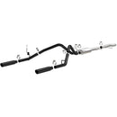 MagnaFlow SYS Cat-Back 3.5in Black Dual Split Rear Tips 10-13 Chevy Silverado / GMC Sierra 5.3L - mag15362