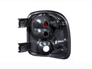 ANZO 1999-2004 Chevrolet Silverado Taillights Black - anz211028