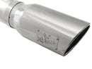 aFe Atlas Exhausts 5in DPF-Back Aluminized Steel Exhaust 2015 Ford Diesel V8 6.7L (td) Polished Tip - afe49-03064-P