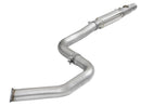 aFe Takeda 3in 304 Stainless Steel Mid-Pipe 17-18 Hyundai Elantra Sport I4 1.6L (t) - afe49-37001