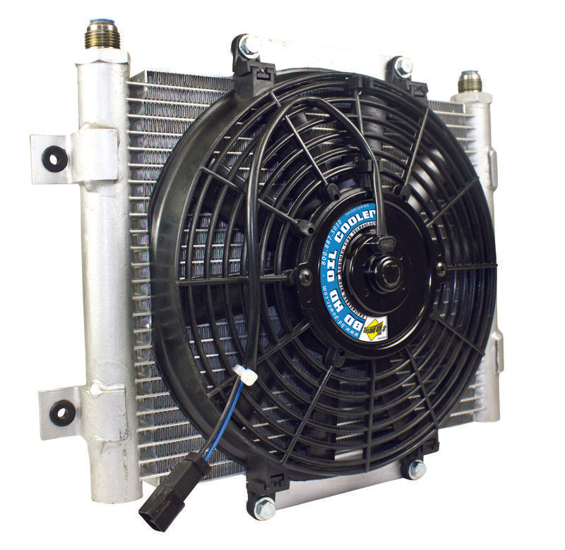 BD Diesel Xtrude Trans Cooler w/Fan 5.5in - bdd1300611