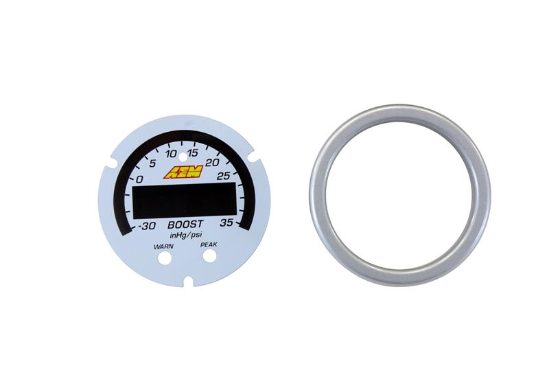 AEM X-Series Boost Pressure -30inHg 35psi Gauge Accessory Kit - aem30-0306-ACC