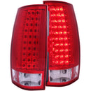 ANZO 2007-2014 Chevrolet Suburban LED Taillights Red/Clear G4 - anz311140