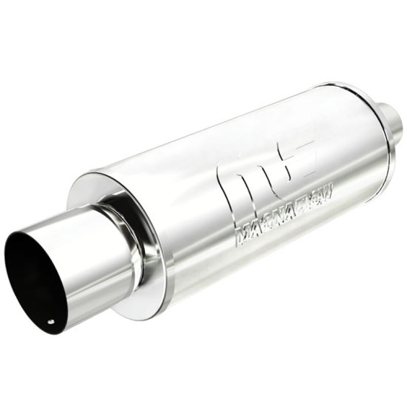 MagnaFlow Muffler W/Tip Mag SS 14X6X6 2.25/4. - mag14820