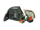 ANZO 2000-2003 BMW 3 Series E46 LED Taillights Red/Clear - anz321105