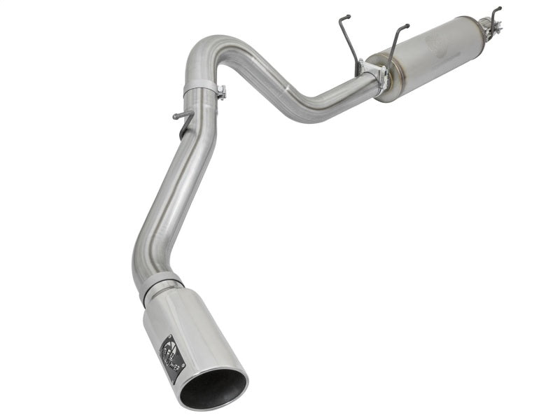 aFe MACHForce XP 4in Exhausts Cat-Back SS w/ Polished Tips 14-17 Dodge Ram 2500 V8-6.4L Hemi - afe49-42056-P