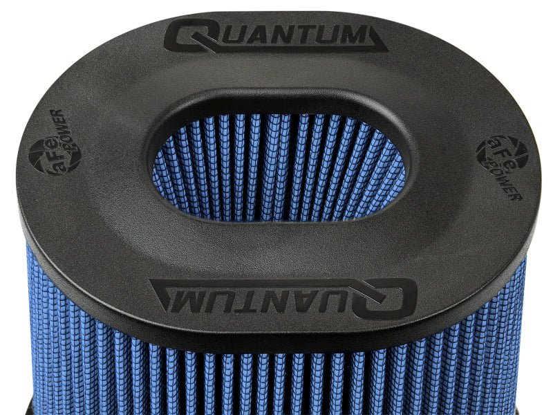 aFe Quantum Pro-5 R Air Filter Inverted Top - 5in Flange x 9in Height - Oiled P5R - afe23-91129