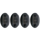 ANZO 1999-2010 Ford F-350 LED Fender Light Kit Smoke 2pc Amber / 2pc Red - anz861078