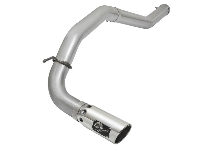 aFe LARGE Bore HD Exhausts 4in DPF-Back SS-409 2016 Nissan Titan XD V8-5.0L CC/SB (td) - afe49-46113-P