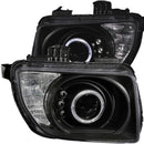 ANZO 2003-2006 Honda Element Projector Headlights w/ Halo Black - anz121432