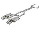 aFe MACHForce XP 3in 304 SS Cat-Back Dual Mode Exhaust w/ Polished Tips 16-17 Cadillac ATS-V V6-3.6L - afe49-34078-P