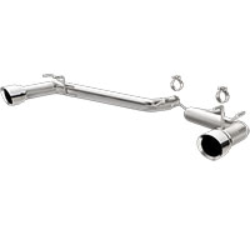 MagnaFlow Race Series Axle Back 14-15 Chevy Camaro Conv. 6.2L V8 SS Polished Dual Split Rear Exit - mag19184