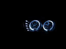 ANZO 1999-2006 Gmc Sierra 1500 Crystal Headlights w/ Halo and LED Black - anz111207