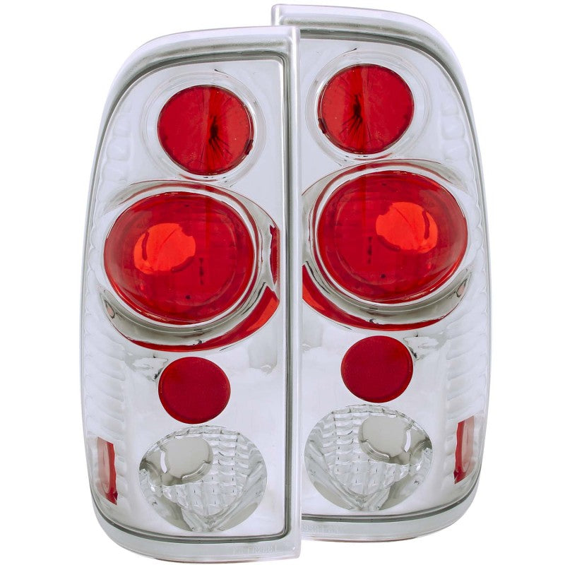 ANZO 1997-2003 Ford F-150 Taillights Chrome G2 - anz211063
