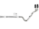 aFe Rebel XD 4in SS DPF-Back Exhaust 17-18 FOrd Diesel Trucks V8-6.7L (td) w/ Dual Black Tips - afe49-43102-B