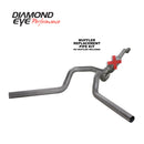 Diamond Eye KIT 4in CB MFLR RPLCMENT PIPE DUAL SS: 03-07 FORD 6.0L F250/F350 - depK4340S-RP