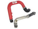 aFe BladeRunner 2.5in Red IC Tube Hot Side w/ Coupling & Clamp Kit 2016 GM Colorado/Canyon 2.8L - afe46-20268-R