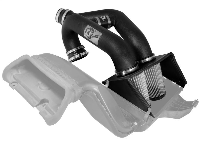 aFe MagnumFORCE Pro DRY S Stage-2 XP Intake System 16 Ford F-150 EcoBoost V6-2.7L/3.5L (tt) (Blk) - afe51-12642-1B