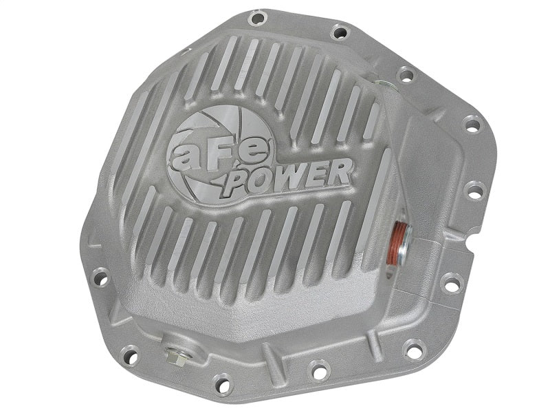 aFe Power Rear Diff Cover Raw Finish 2017 Ford F-350/F-450 V8 6.7L (td) Dana M300-14 (Dually) - afe46-70380