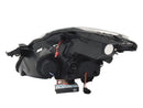 ANZO 2008-2009 Nissan Altima (2 Door ONLY) Projector Headlights w/ Halo Chrome (CCFL) - anz121396