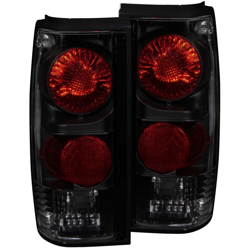 ANZO 1982-1994 Chevrolet S-10 Taillights Dark Smoke - anz211163
