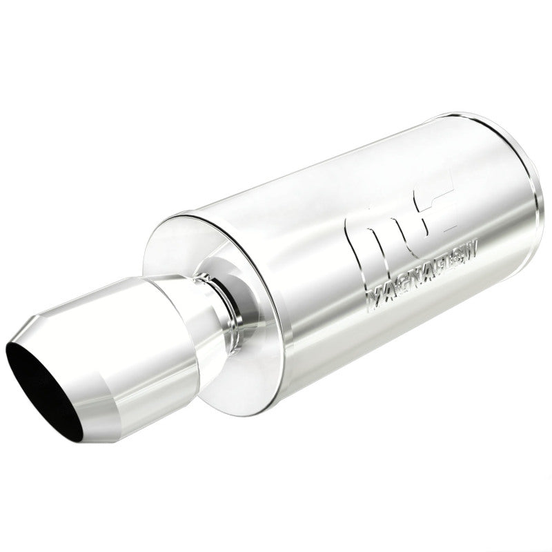 MagnaFlow Muffler W/Tip Mag SS 14X7X7 2.25/4. - mag14836
