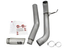 aFe LARGE Bore HD Exhausts 5in DPF-Back SS-409 2016 Nissan Titan XD V8-5.0L CC/SB (td) - afe49-46112-P