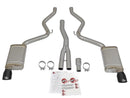 aFe MACHForce XP Exhausts Cat-Back SS-304 EXH w/ Black Tips 15-16 Ford Mustang EcoBoost 2.3L (t) - afe49-33084-B