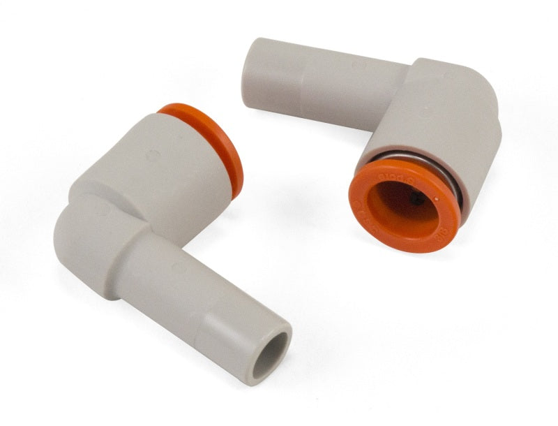 Air Lift Plug In Elbow - 3/8in Stem x 3/8in PTC - NON DOT - SMC # KQ2L11-99A - alf21046