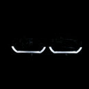 ANZO 1988-1998 Chevrolet C1500 Crystal Headlights Chrome w/ Low - Brow - anz111300