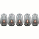 ANZO 2003-2015 Dodge Ram 3500 LED Cab Roof Light Kit Clear 5pc - anz861092