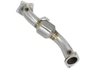 aFe Twisted Steel Down-Pipe (Street) 13-16 Cadillac ATS L4-2.0L (t) - afe48-34126-HC