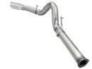 aFe Atlas Exhausts 5in DPF-Back Aluminized Steel Exhaust 2015 Ford Diesel V8 6.7L (td) Polished Tip - afe49-03064-P