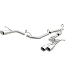 MagnaFlow Cat-Back SS 2.5in Quad Split Rear Exit 4in Tips 14-16 Jeep Grand Cherokee 3.0L Diesel - mag19192