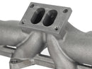 aFe Power BladeRunner Ported Ductile Iron Exhaust Manifold 98.5-02 Dodge Diesel Trucks L6-5.9L (td) - afe46-40034